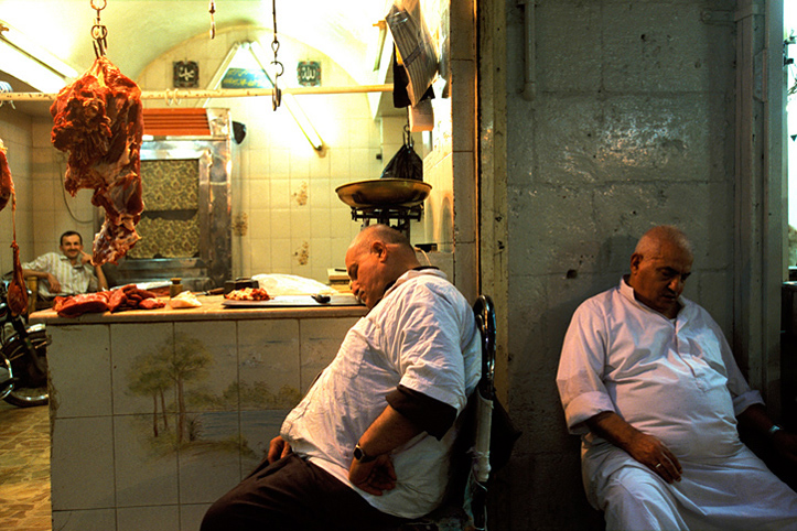 Syria. Aleppo. Nap of the butchers