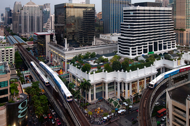 Thailand. Bangkok. Colonization of space.  Pascal Meunier