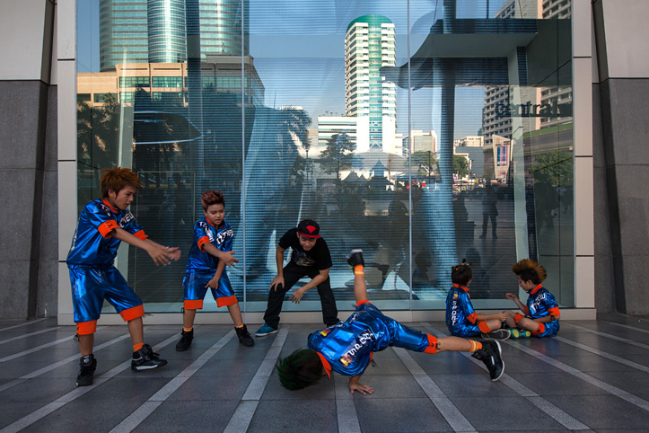 Thailand. Bangkok. Hip hop competition.  Pascal Meunier