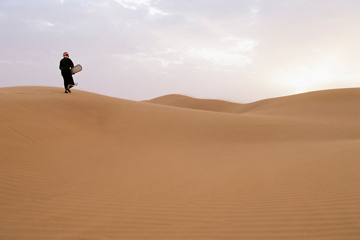 Emirats Arabes Unis. Duba. Ski dans le dsert
