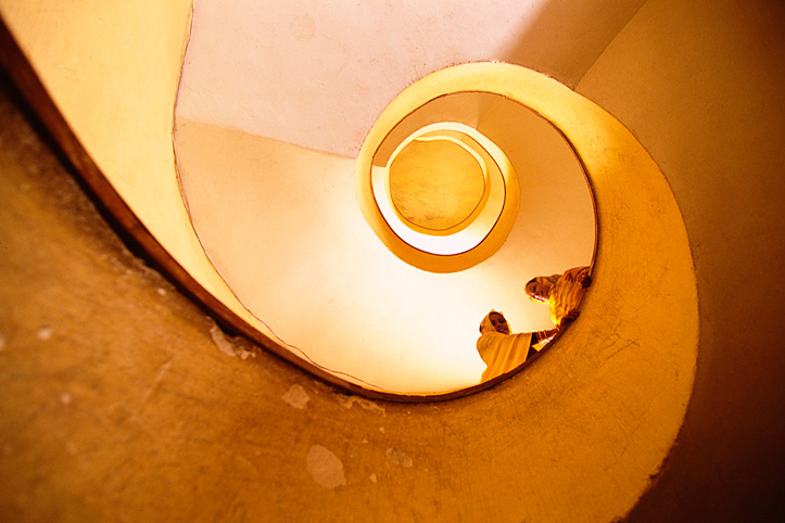 Erythrée. Asmara. Escalier Art Déco
