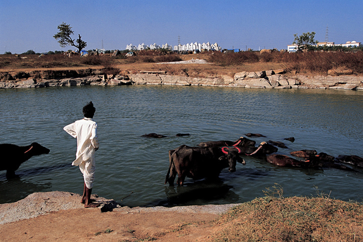 Inde. Hyderabad. Rencontre de deux mondes
