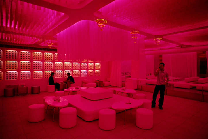 Inde. Hyderabad. Bar branch The Touch