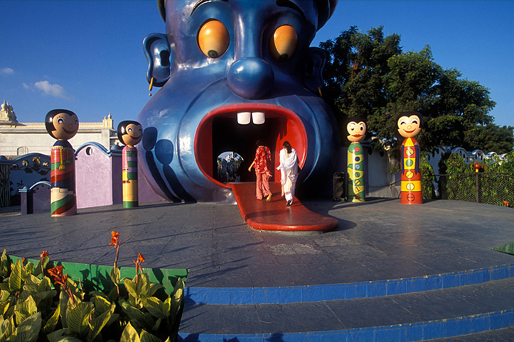 Inde. Hyderabad. Nouveau parc d'attractions
