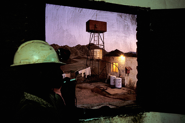 Egypt. Miners in break