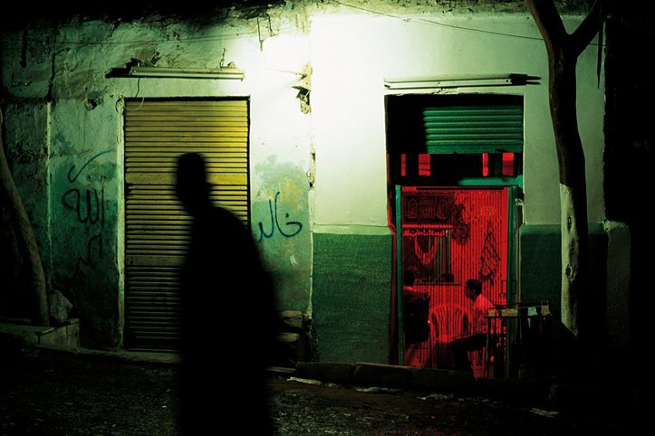 Egypt. Cairo. Hairdresser in Darb el Ahmar