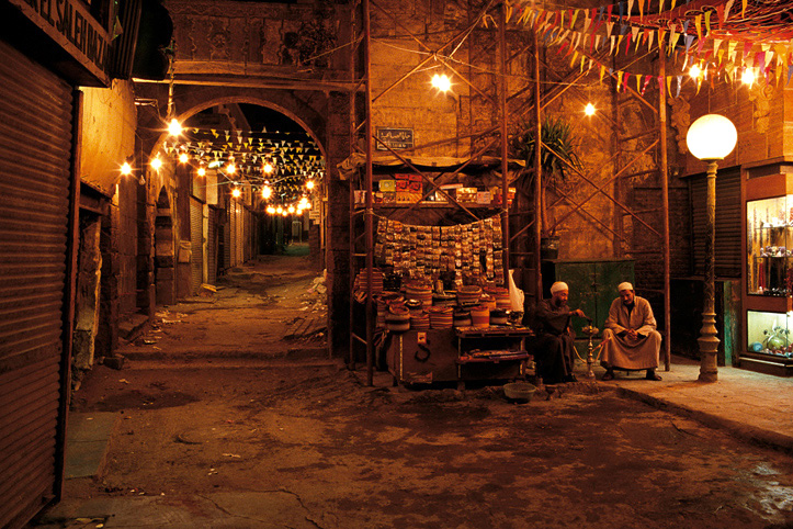 Egypt. Cairo. Night trader