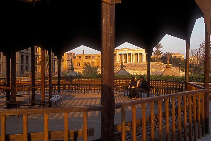 Egypt. Cairo. Tryst in a park