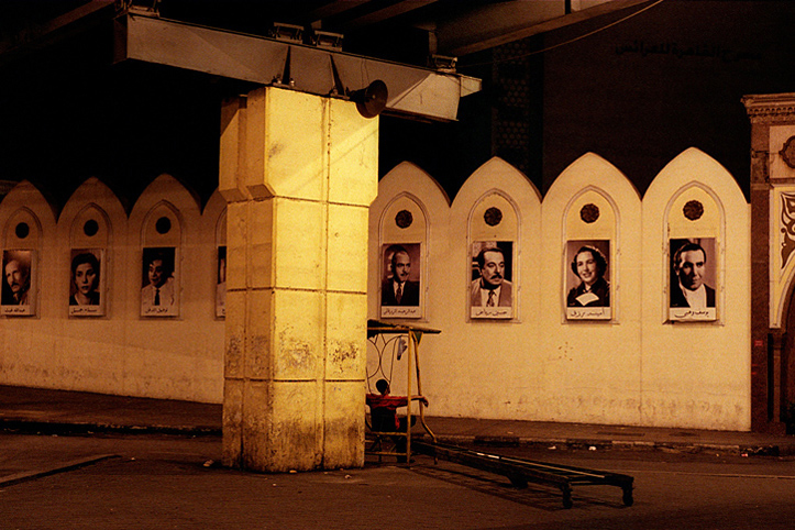 Egypte. Le Caire. Rveries devant les stars locales