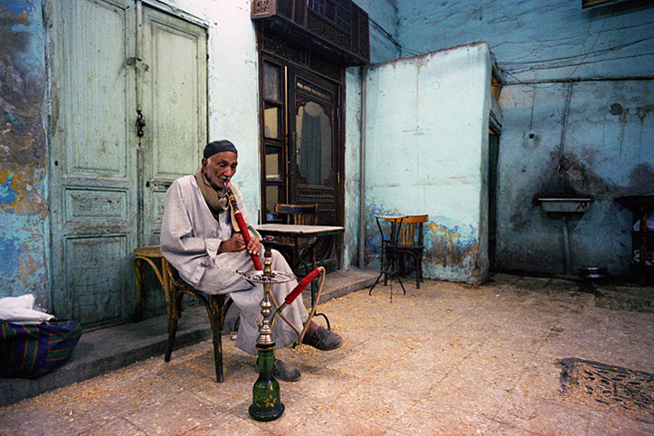 Egypte. Le Caire. Pause chicha