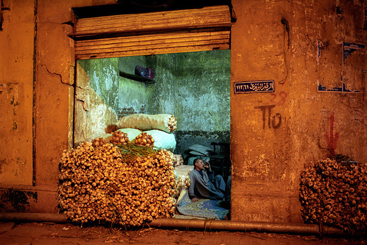 Egypt. Cairo. Onions souq