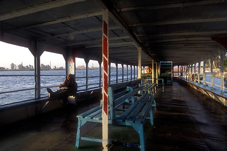 Egypt. Cairo. Barge on the Nile