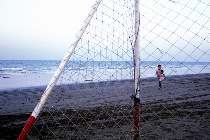 Sultanate of Oman. Games on beach