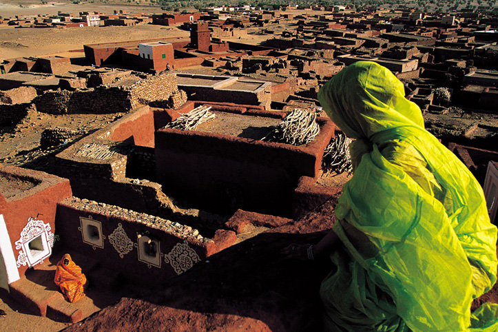 Mauritania. Oualata. General view on the whole village