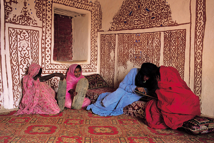 Mauritania. Oualata. Koranic school