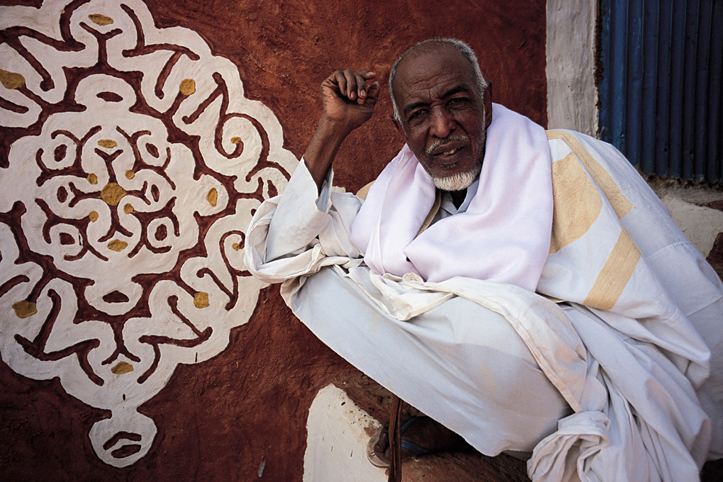 Mauritania. Oualata. Bathy, the wise man of the village