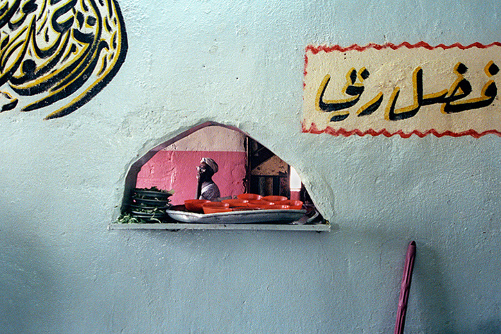 Yemen. Tihamah. Zabid. Backstage of a restaurant
